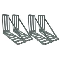 Kit 4 Suporte Para Cabeceira Cama Box Par De Framer 330x60 Aço Galvanizado Kit 4 Suporte Para Cabeceira Cama Box Par De Framer 330x60 Aço Galvanizado