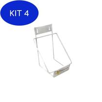 Kit 4 Suporte Para Coletor Perfuro Cortante Grandesc 3L