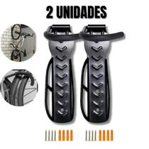 Kit 4 Suporte Parede Gancho Resistente Casa Apartamento Pendurar Bicicleta Bike Universal Kit 4 Suporte Parede Gancho Resistente Casa Apartamento Pendurar Bicicleta Bike Universal