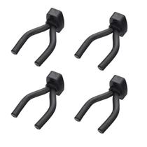 Kit 4 Suporte Parede Violão Guitarra Baixo Ukulele Viola Cavaco Ajustável Proteção Instrumentos Musical