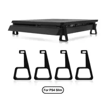 Kit 4 Suporte Pezinho Console Playstation Ps4 Posição Horizontal