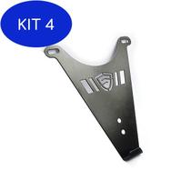 Kit 4 Suporte Reforço De Placas Para Moto - Shieldmotors