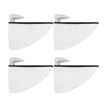 Kit 4 Suporte Tucano Medio Metal Zamak Branco P/ Prateleira Kit 4 Suporte Tucano Medio Metal Zamak Branco P/ Prateleira