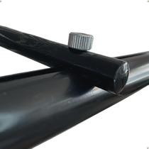 Kit 4 Suporte Varão Suiço Wave Palito 19 E 28mm Alumínio Fita deslizante Suisso instalação