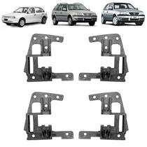 Kit 4 Suportes Maçaneta Interna Porta Gol G3 Parati G3 4 Portas Saveiro G3 Metal
