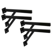 Kit 4 Suportes Parafusar Bancada Pia Pedra Mármore 40x20cm