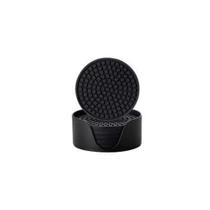 Kit 4 Suportes Porta-Copos em Plástico Resistente Base Antiderrapante Proteção para Mesas -