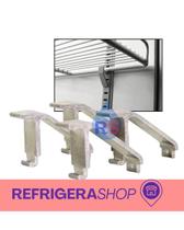 Kit 4 Suportes Prateleira Para Freezer Geladeira Expositor Kit 4 Suportes Prateleira Para Freezer Geladeira Expositor