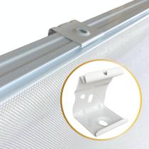 Kit 4 Suportes Presilha para Cortina Persiana Romana