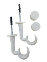 Kit 4 Suportes Simples 28mm Com Ponteira P/ Teto - Pvc