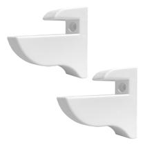 Kit 4 Suportes Tucano para Prateleira de 15mm - Branco