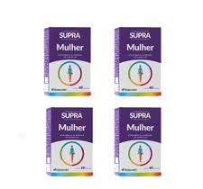 Kit 4 Supra Mulher 60 Cápsulas - Herbamed Kit 4 Supra Mulher 60 Cápsulas - Herbamed