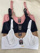 Kit 4 Sutiã Meia Taça Arco Poliamida