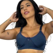 Kit 4 Sutiã Reforçado de Sustentação Básico Com Alça Larga Lingerie Feminina Adulto