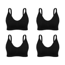Kit 4 Sutiãs Loba Power Plus Size Lupo 41216-104