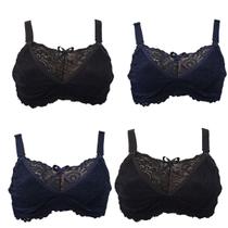 Kit 4 Sutiãs Renda Amamentação Maternidade Pós Parto 407
