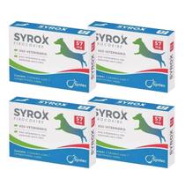 Kit 4 Syrox 57mg Antiinflamatório para Cães 14 comprimidos Syntec