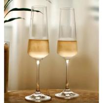 KIT 4 Taça de Cristal Champanhe Bohemia 210ml - XTRA NDI