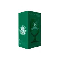 Kit 4 Taça Tulipa Palmeiras Vidro Chopp Lager Cerveja 300ml