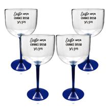 Kit 4 Taças Bicolor ul Acrílico Personalizada Kit 4 Taças Bicolor ul Acrílico Personalizada