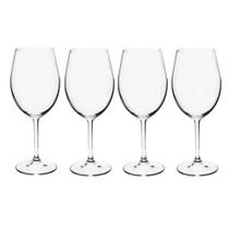 Kit 4 Taças Bohemia Cristal Titanium Vinho Água 580ml