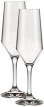 Kit 4 Taças Champagne Cristal Buffet Vidro Liso 186 Ml Nadir