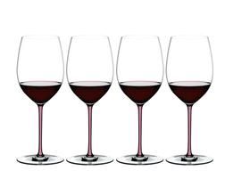 Kit 4 Taças Vinho Riedel Fatto a Mano Merlot Haste Colorida Kit 4 Taças Vinho Riedel Fatto a Mano Merlot Haste Colorida