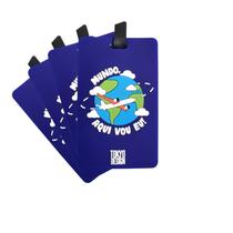 Kit 4 Tag Identificador Mala Viagem Etiqueta Bagagem Mochila