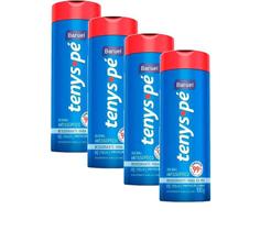 Kit 4 Talco Pés Anticéptico Baruel Tenys Pé Original Pó 100g