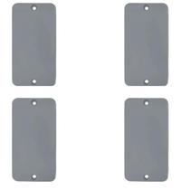 Kit 4 tampa pvc cinza cega 1" masster Kit 4 tampa pvc cinza cega 1" masster