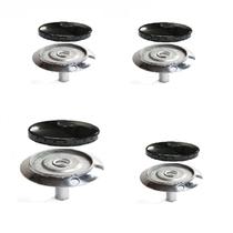 Kit 4 Tampinhas + 4 Queimadores Fogão Continental Perfetto