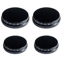 Kit 4 Tampinhas Boca Fogão Esmaltec Ágata Bali Caribe Veneza