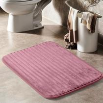 Kit 4 Tapete Banheiro 60x40 Antiderrapante Super Macio Alta Absorção