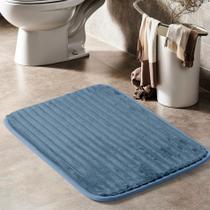 Kit 4 Tapete Banheiro Antiderrapante 60x40 Ultra Soft Extra Macio Absorvente