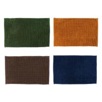 Kit 4 Tapete Banheiro Bolinha Antiderrapante Escuros 58x38cm