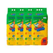 Kit 4 Tapete Higienico Cães Super Secao Petix C/30 Unidades