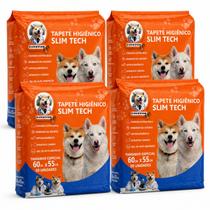 Kit 4 Tapete Higienico Einstok 200un Slim Absorção 60x55cm