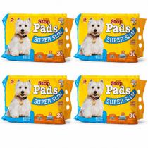 Kit 4 Tapete Higiênico Stop Pads 60x55cm 120un Super Slim Kit 4 Tapete Higiênico Stop Pads 60x55cm 120un Super Slim