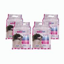 Kit 4 Tapete Higiênico Ultra Pads 80x60 30un Bebê Pet Like