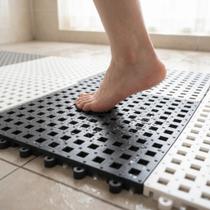 Kit 4 Tapete Piso Estrado Antiderrapante 30x30cm Box Banheiro Piscina Modular Drenante Chuveiro Área Molhada Encaixe