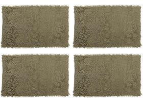 Kit 4 Tapetes Banheiro Bolinha Antiderrapante Piso Lavabo Box 100% Poliéster Kit 4 Tapetes Banheiro Bolinha Antiderrapante Piso Lavabo Box 100% Poliéster