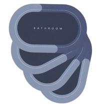 Kit 4 Tapetes de Banheiro Antiderrapante e Super Absorvente Tapete Mágico Secagem Rápida Higiênico Kit 4 Tapetes de Banheiro Antiderrapante e Super Absorvente Tapete Mágico Secagem Rápida Higiênico