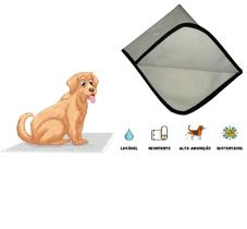 Kit 4 Tapetes Higiênico Lavável Alta Absorção G - 90x100 cm