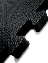 Kit 4 Tapetes Tatames Pretos 50cm x 50cm x 30mm 3cm