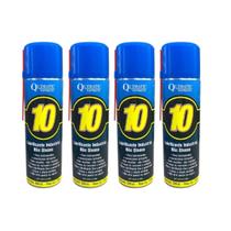 Kit 4 Tapmatic 10 Lubrificante Aerosol Quimatic 300Ml Produto Multiuso Para Lubrificação Proteção Contra Ferrugem Redução De Atrito E Ruídos Aa1