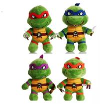 Kit 4 Tartarugas Ninjas - Pelúcia - 25 cm