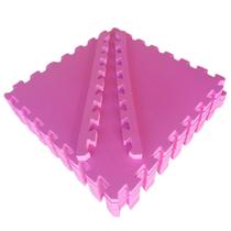 Kit 4 Tatames Tapetes EVA 50x50x1cm 10mm Rosa Pink Kit 4 Tatames Tapetes EVA 50x50x1cm 10mm Rosa Pink