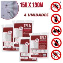 Kit 4 Tela Rede Mosquiteiro Janela Inseto Pernilongo tiras autocolantes Insetos Pernilongo Verão + Fita