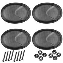 Kit 4 Telas Alto Falante 6x9 Polegadas Com Parafuso Metálica