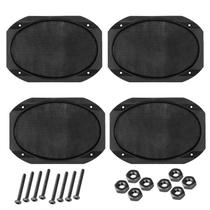 Kit 4 Telas Alto Falante 6x9 Polegadas Com Parafusos Forro